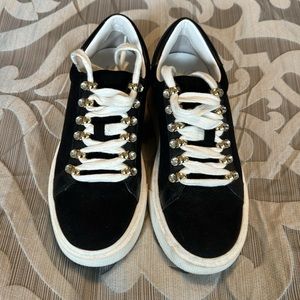 Jennifer Lopez jeweled platform sneakers